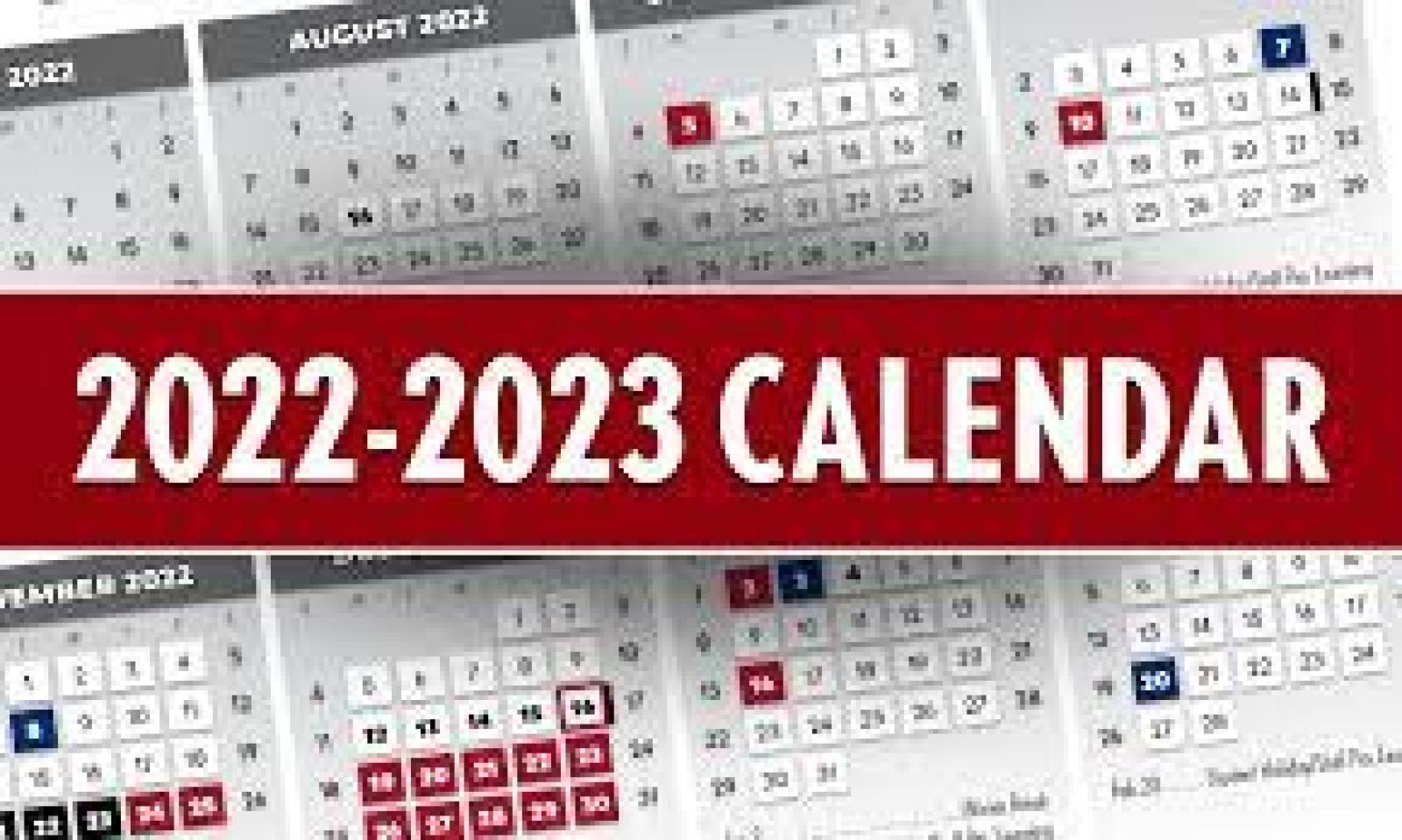 Bridge 2022-2023 School Calendar | Bridge Elementary School